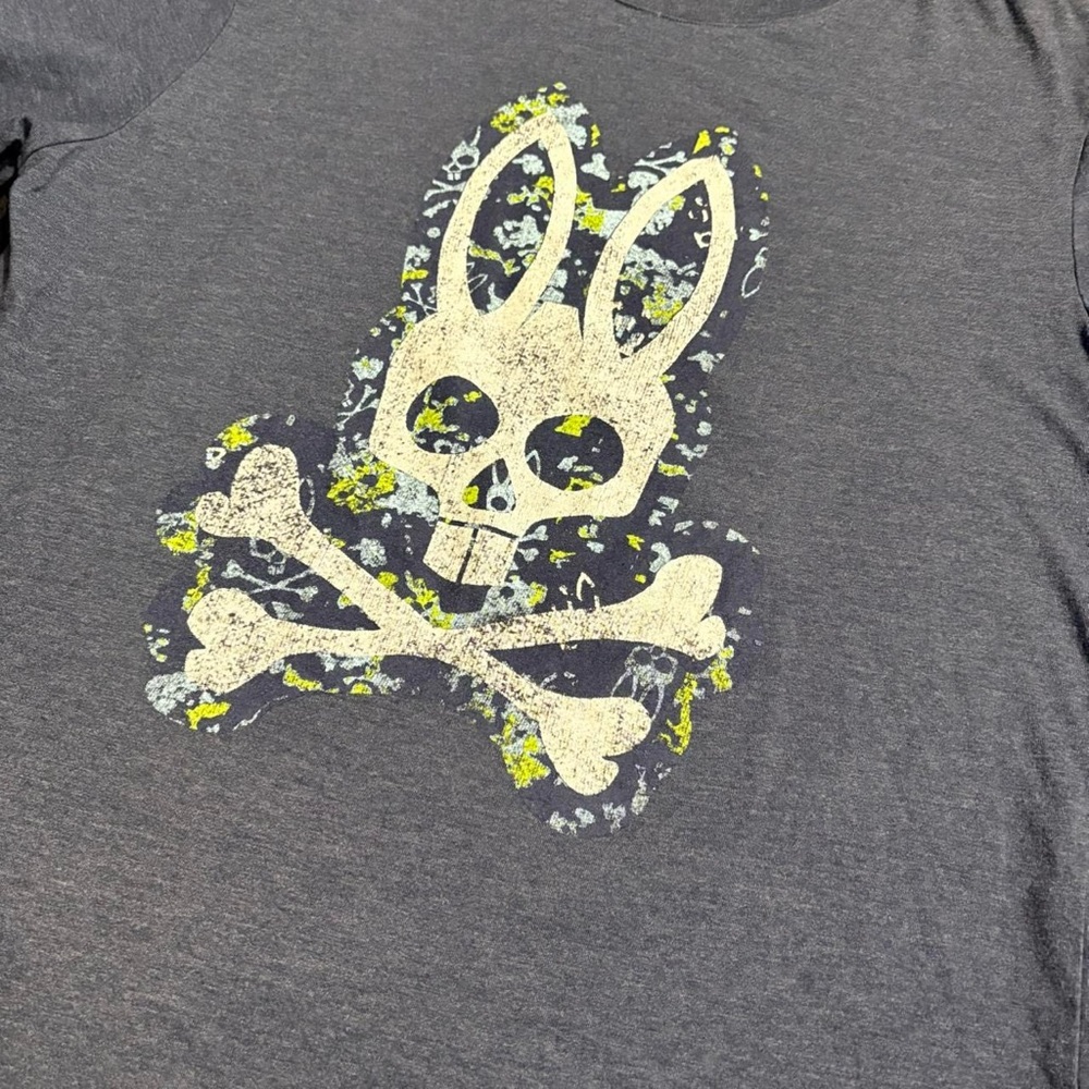 Psycho Bunny Graphic T-Shirt – Blue (Size Medium) - Picture 3 of 6